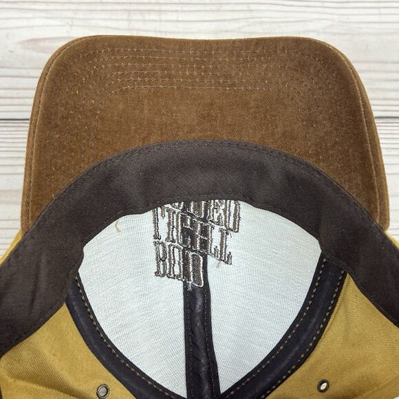 VTG 2000 Bud Light Rodeo Hat Brown Cap Leather Strap Adjustable Made USA - READ - Picture 12 of 15